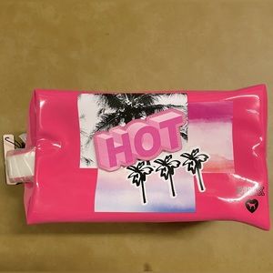 Pink by Victoria’s Secret NWT 🎉Host Pick🎉 “Hot” vinyl cosmetic bag
